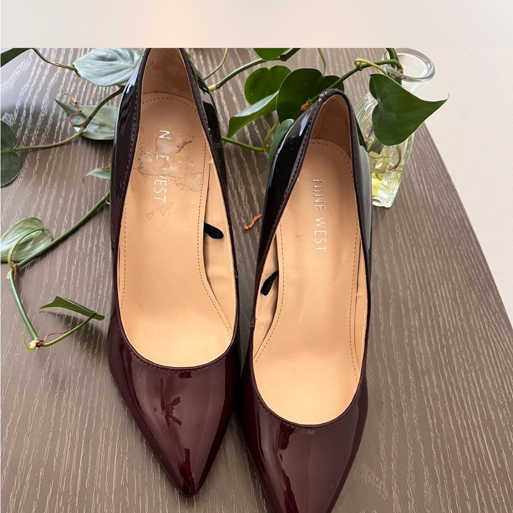 Nine West Dark Red Women's Heels